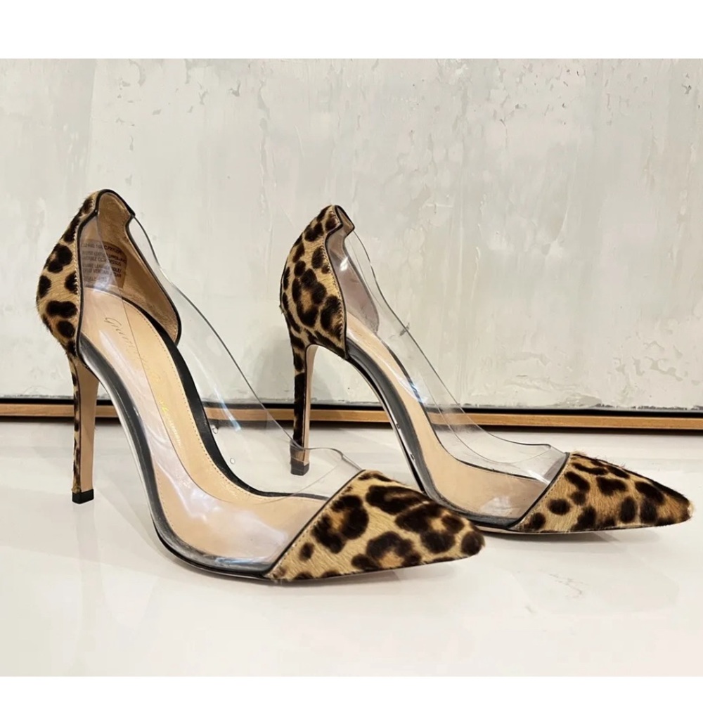 Gianvito Rossi Animal  PVC D’Orsay Pumps - Size 5 / IT 35 - SRP $995